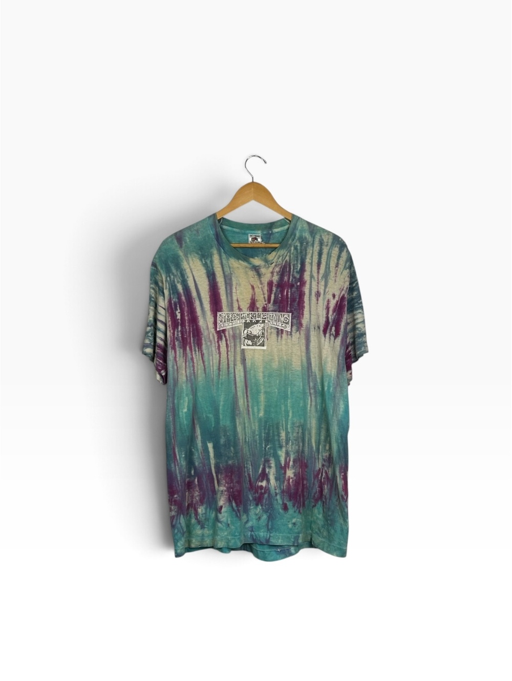 Vintage Smokestack Lightning Tie-Dye Band T-Shirt XL